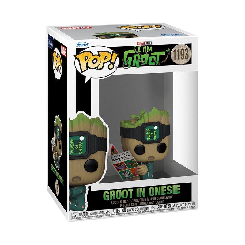 Funko Pop Marvel Guardianes De La Galaxia Groot En Pijama Con Libro 70651