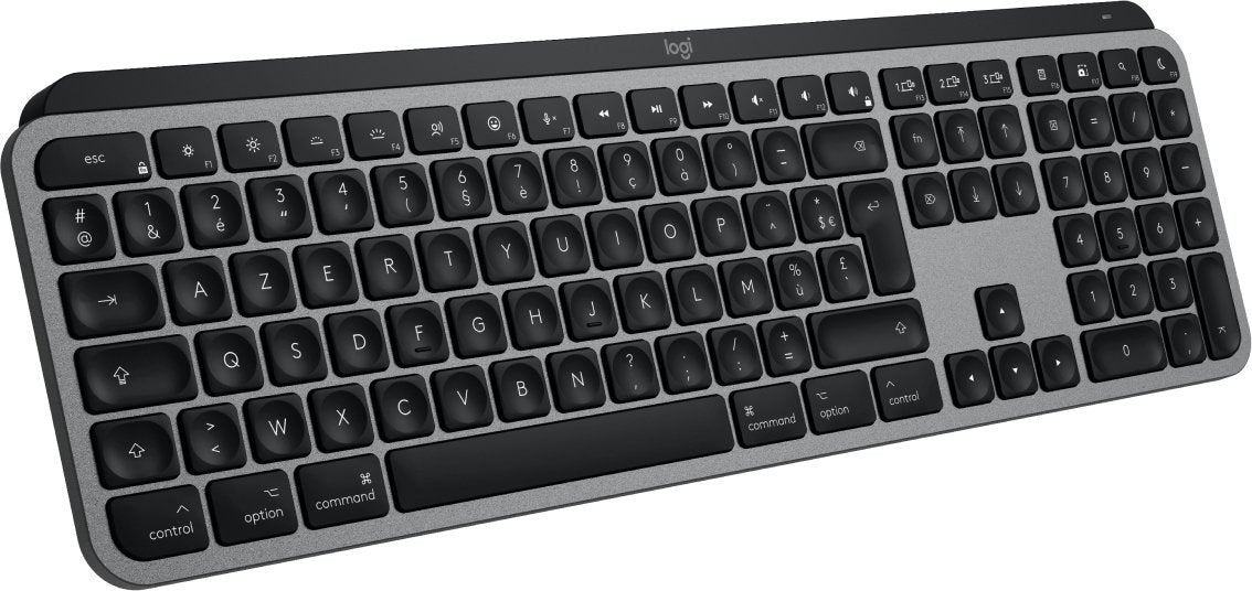 EAN 5099206114685 - Logitech Master MX Keys S for Mac teclado Oficina RF Wireless + Bluetooth AZERTY Francés Aluminio, Negro imagen 3