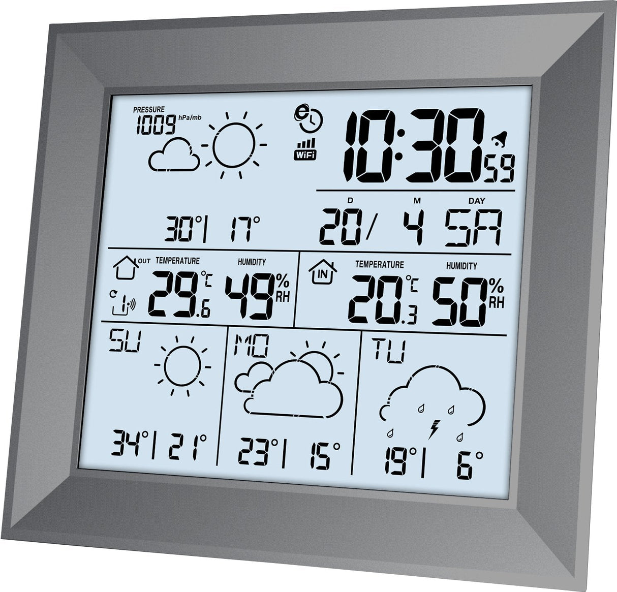 Technoline Wd2000 Wlan-Wetterstation Cantidad Sensoren Max. 3