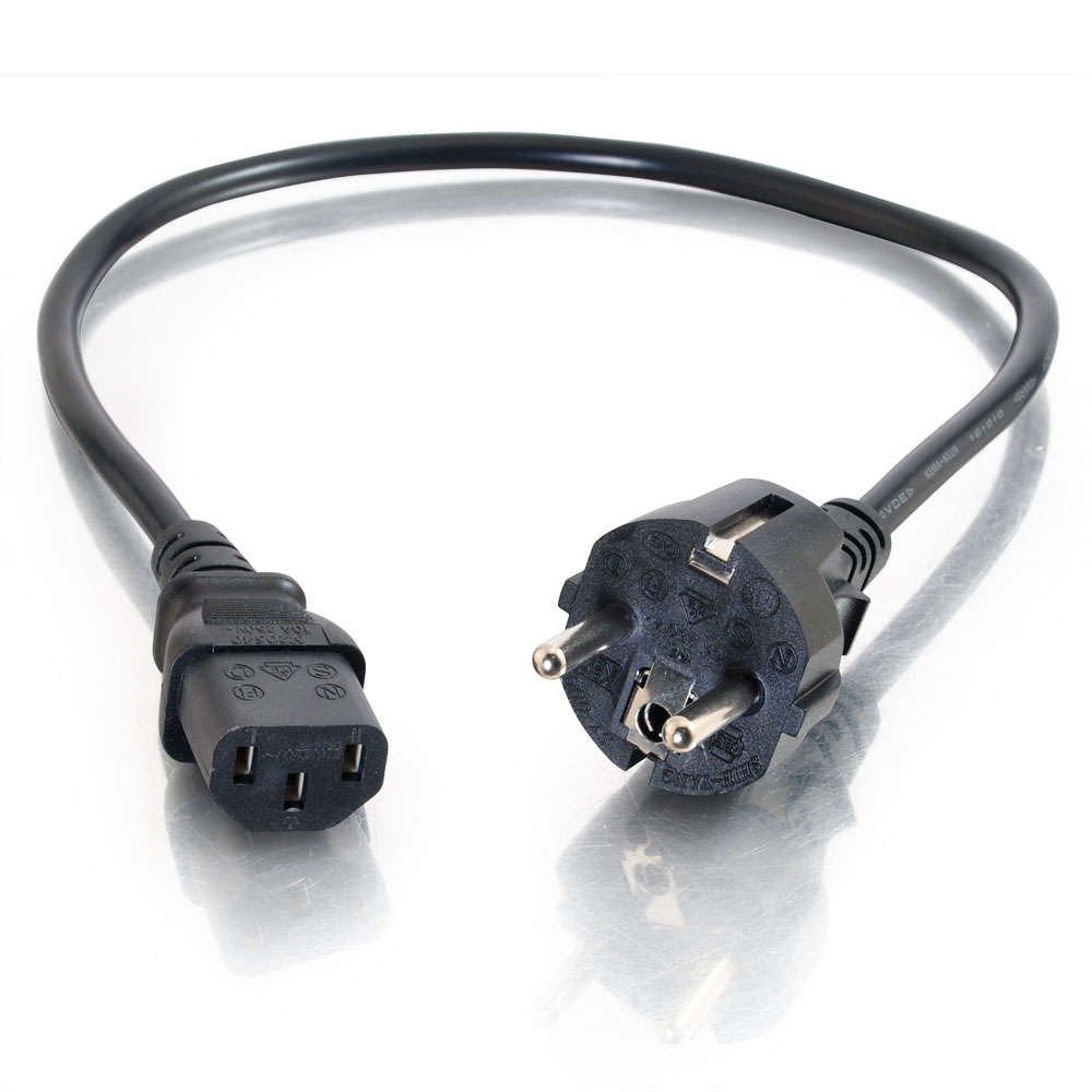 EAN 0757120885467 - C2G 5m Power Cable Negro 5,03 m CEE7/7 IEC C13 imagen 2