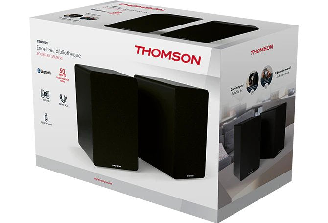 Thomson Ws400duo Altavoces 50w Bluetooth 5.0 - Entrada Rca - Mando A Distancia - Negro