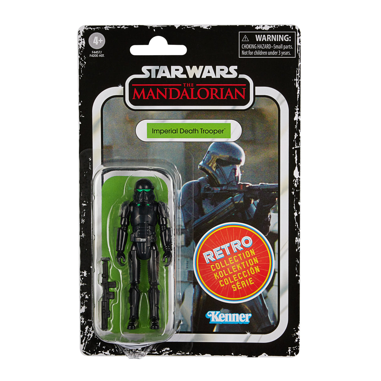 Figura Imperial Death Trooper Retro Collection The Mandalorian Star Wars 9,5cm