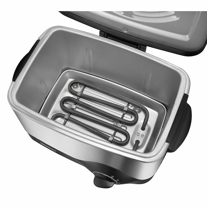 Unold 58615 Freidora Sencillo Negro, Acero Inoxidable