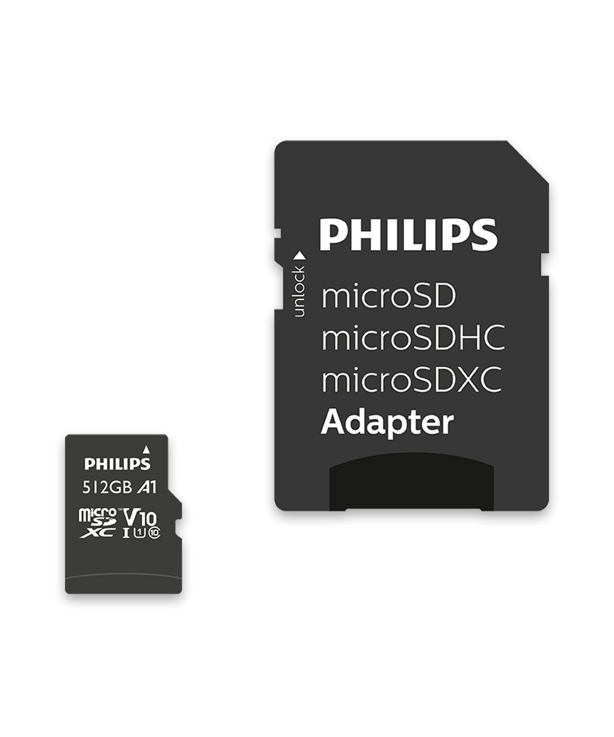 Philips Microsdxc Card 512gb Class 10 Uhs-I U1 Incl. Adapter