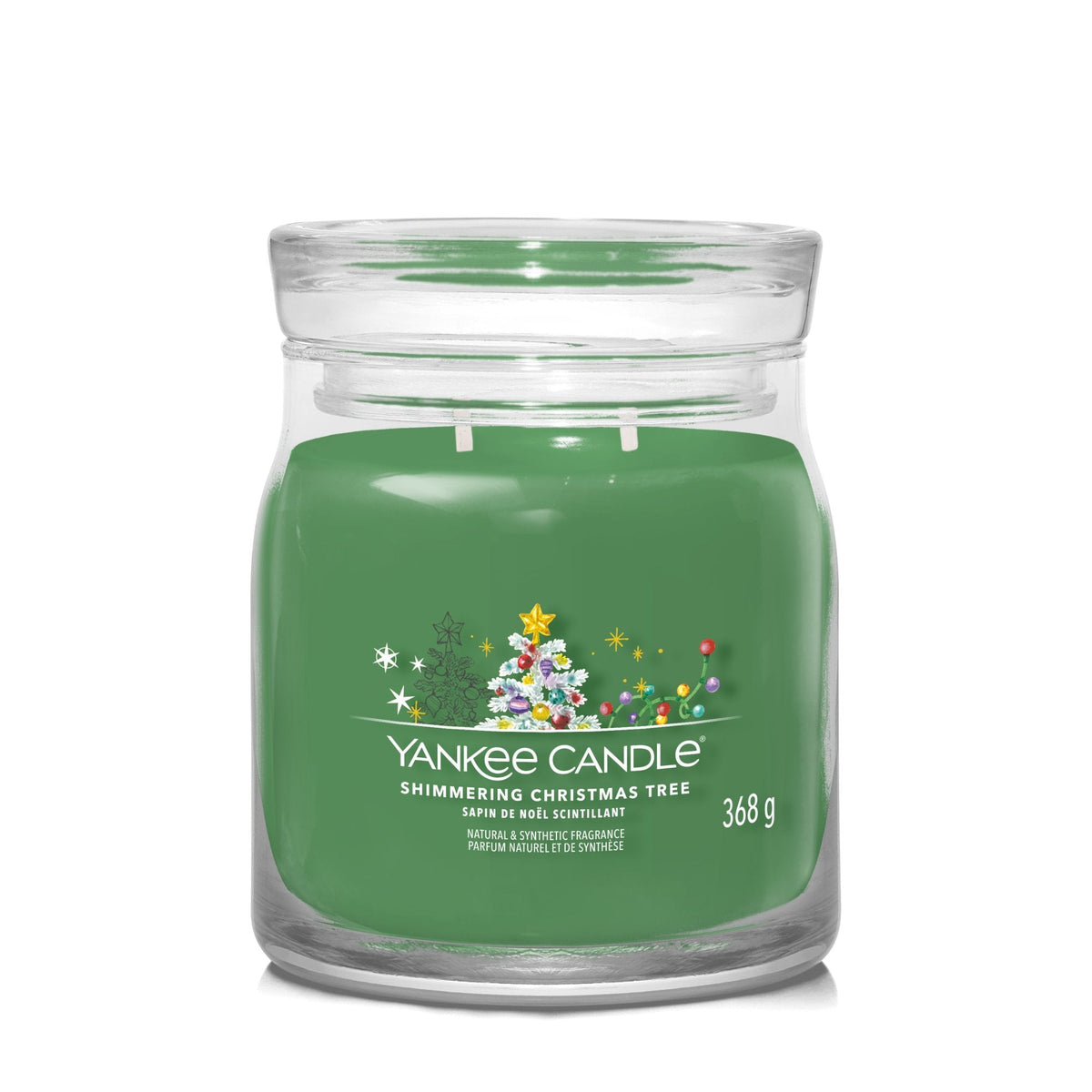 Swieca Srednia Shimmering Christmas Tree Yankee