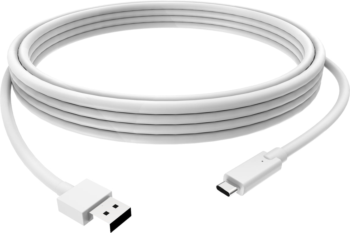 Cable Usb C A Usb A De 1 M Ancho De Banda 5 Gbit/S Soporta Corriente De Carga De 3 A Usb C 3.2 (M) A Usb A 3.0 (M) Diámetro Exterior 4.0 Mm 22+30 Awg Blanco
