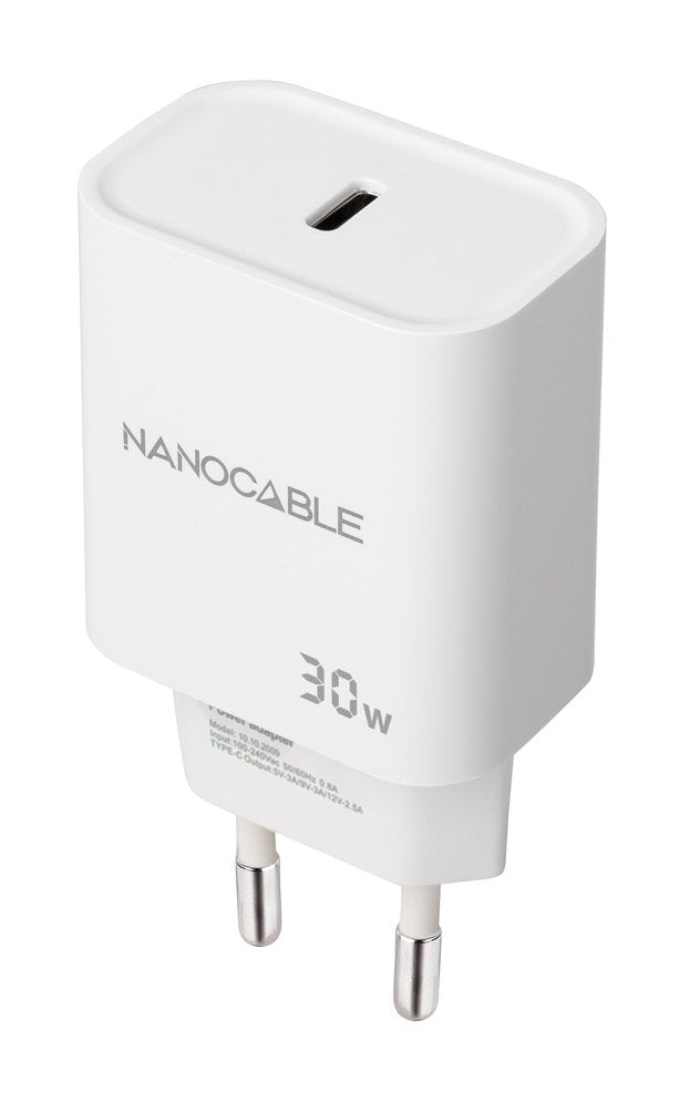 Cargador Usb-C Pd 30w Blanco