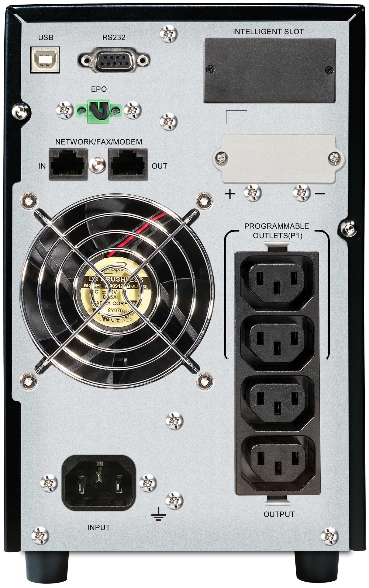 EAN 4260074979923 - PowerWalker VFI 1500 CG PF1 sistema de alimentación ininterrumpida (UPS) Doble conversión (en línea) 1,5 imagen 2