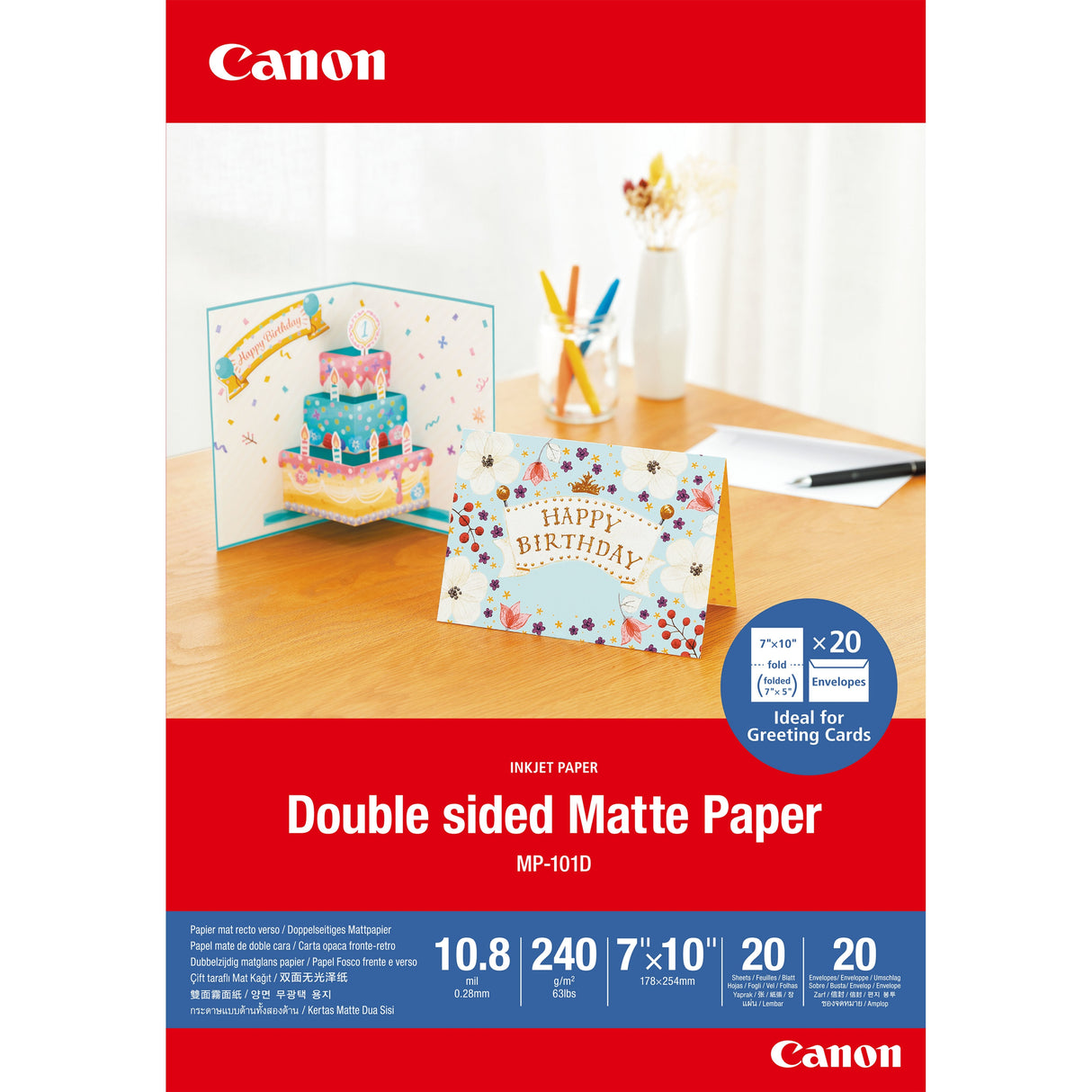 Canon Papel Blanco 4076c006 Mp-101d