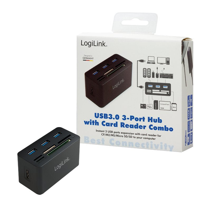 EAN 4052792048698 - LogiLink CR0042 base para portátil y replicador de puertos Alámbrico USB 3.2 Gen 1 (3.1 Gen 1) Type-A Neg imagen 6