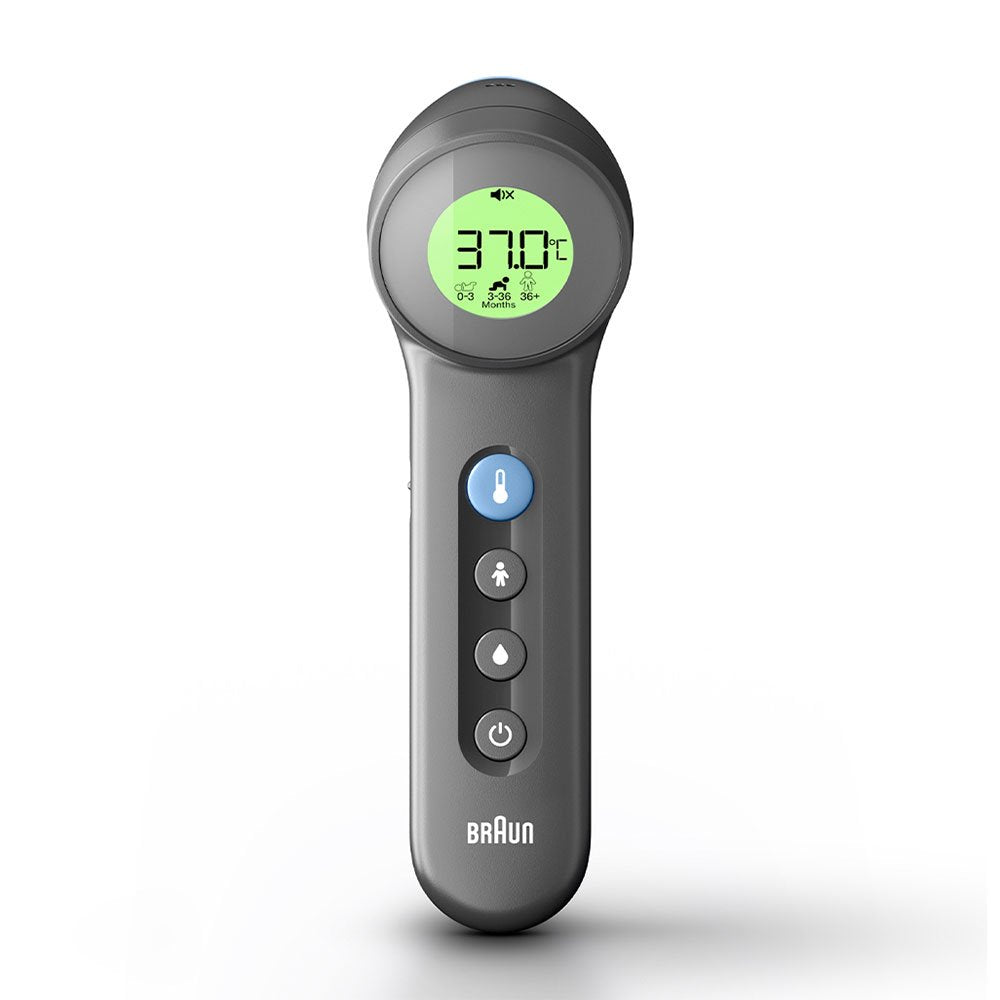 EAN 4022167204004 - Braun BNT 400 BK Termómetro con sensor remoto Gris Frente Botones imagen 1