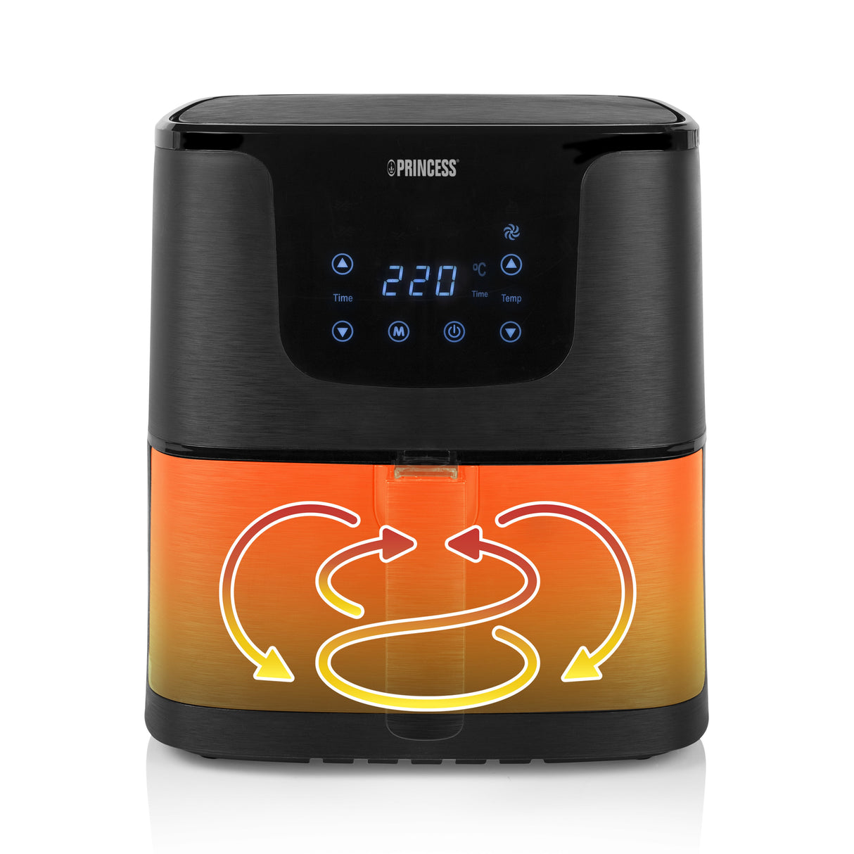EAN 8713016099549 - Princess 183014 Sencillo 5,2 L Independiente 1700 W Freidora de aire caliente Negro imagen 3