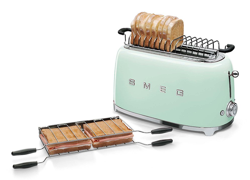 EAN 8017709190910 - Smeg TSF02PGEU tostadora 6 4 rebanada(s) 1500 W Verde imagen 4
