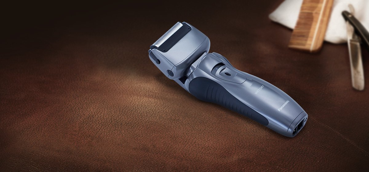 Máquina De Afeitar Panasonic Es-Rw33 De Láminas Recortadora Negro, Plata