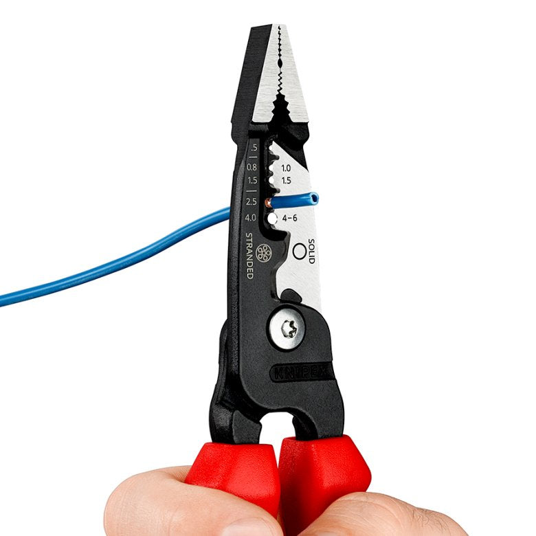 EAN 4003773088936 - Knipex 13 72 200 ME pelacable Negro, Azul, Rojo, Acero inoxidable imagen 5