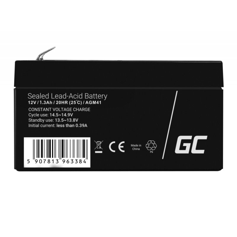 EAN 5907813963384 - Green Cell AGM41 batería para sistema ups Sealed Lead Acid (VRLA) 12 V 1,3 Ah imagen 9
