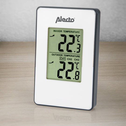 Alecto Ws-1050 Wetterstation Mit Funksensor Weiss