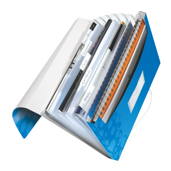 Leitz Carpeta Con Compartimentos Din A4 6-Vías Azul