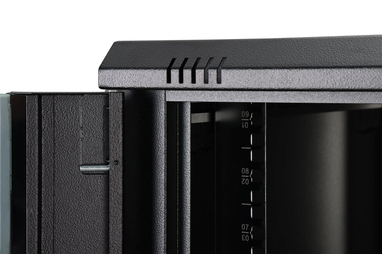 EAN 4016032257806 - Digitus DN-19 09U-6/6-EC-SW armario rack 9U Bastidor de pared Negro imagen 6