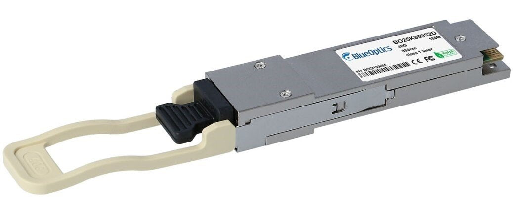 Blueoptics Hpe Aruba X142 Jh231a Blueoptics Bo25k859s2d Qsfp Transceiver, 40gbase-Sr4, Multimode Fiber, 4x850nm, 150m
