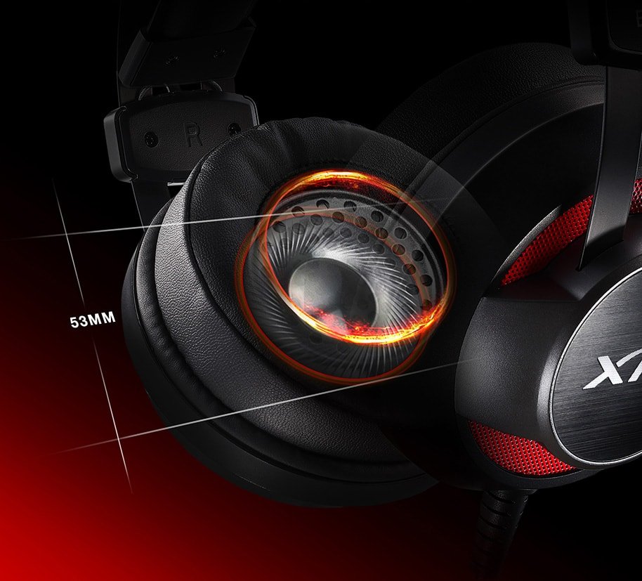 EAN 4713218461827 - XPG EMIX H30 + SOLOX F30 Auriculares Alámbrico Diadema Juego Negro, Rojo imagen 8