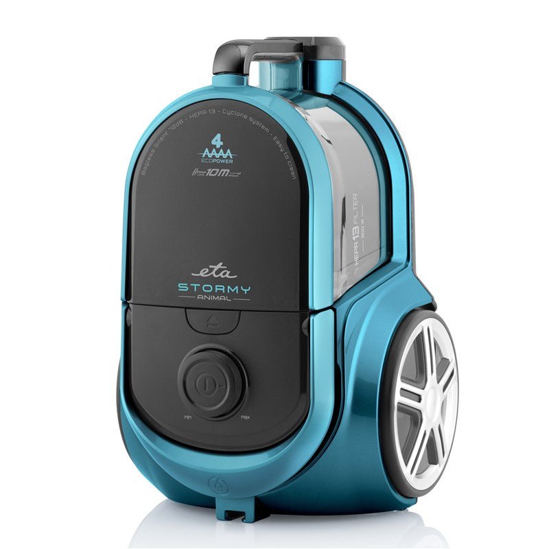 Aspirador Eta Stormy Eta251790000 Sin Bolsa, Potencia 700 W, Capacidad Polvo 2,2 L, Azul