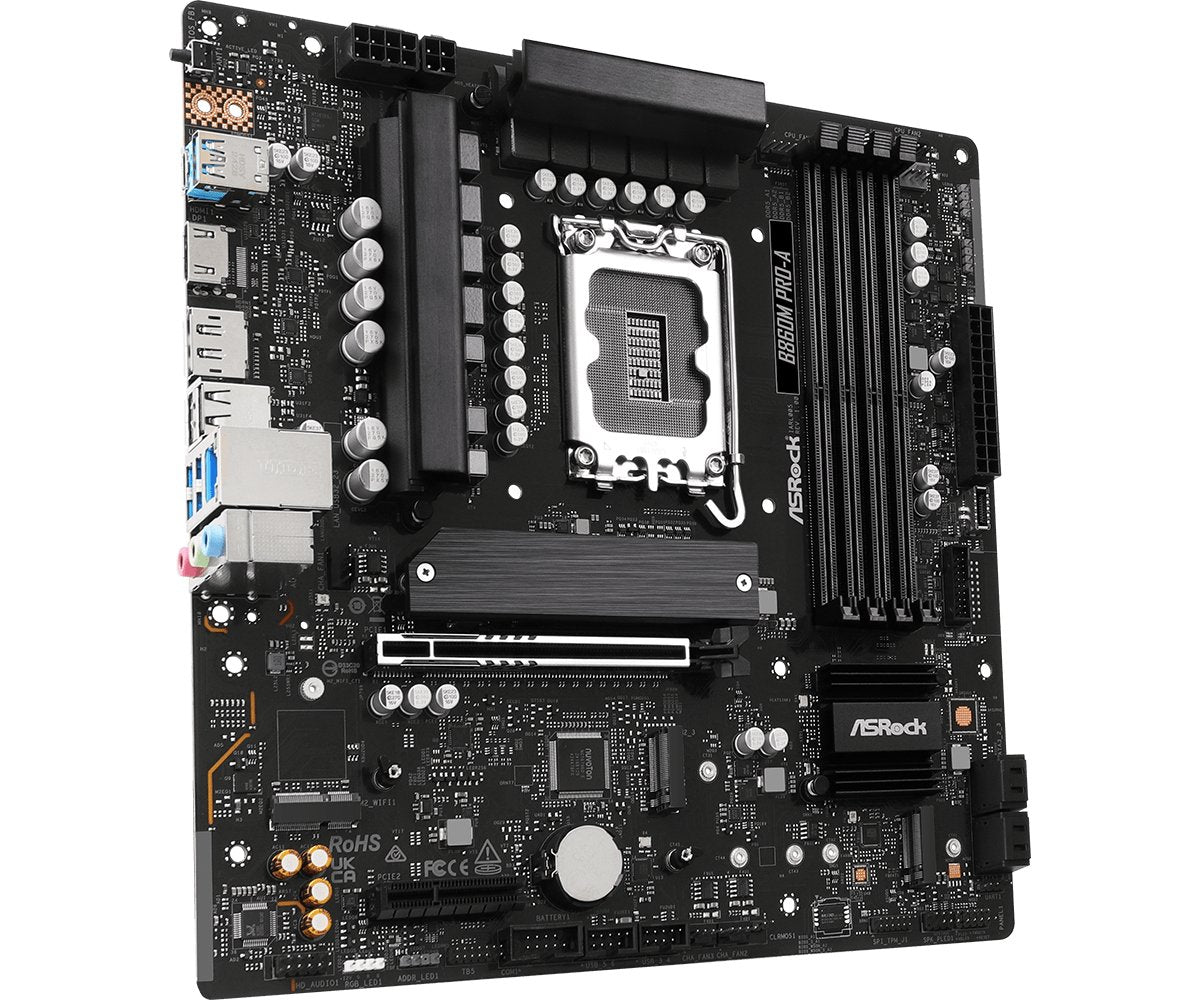 Asrock B860m Pro-A 1851 Matx Hdmi Dp Ddr5