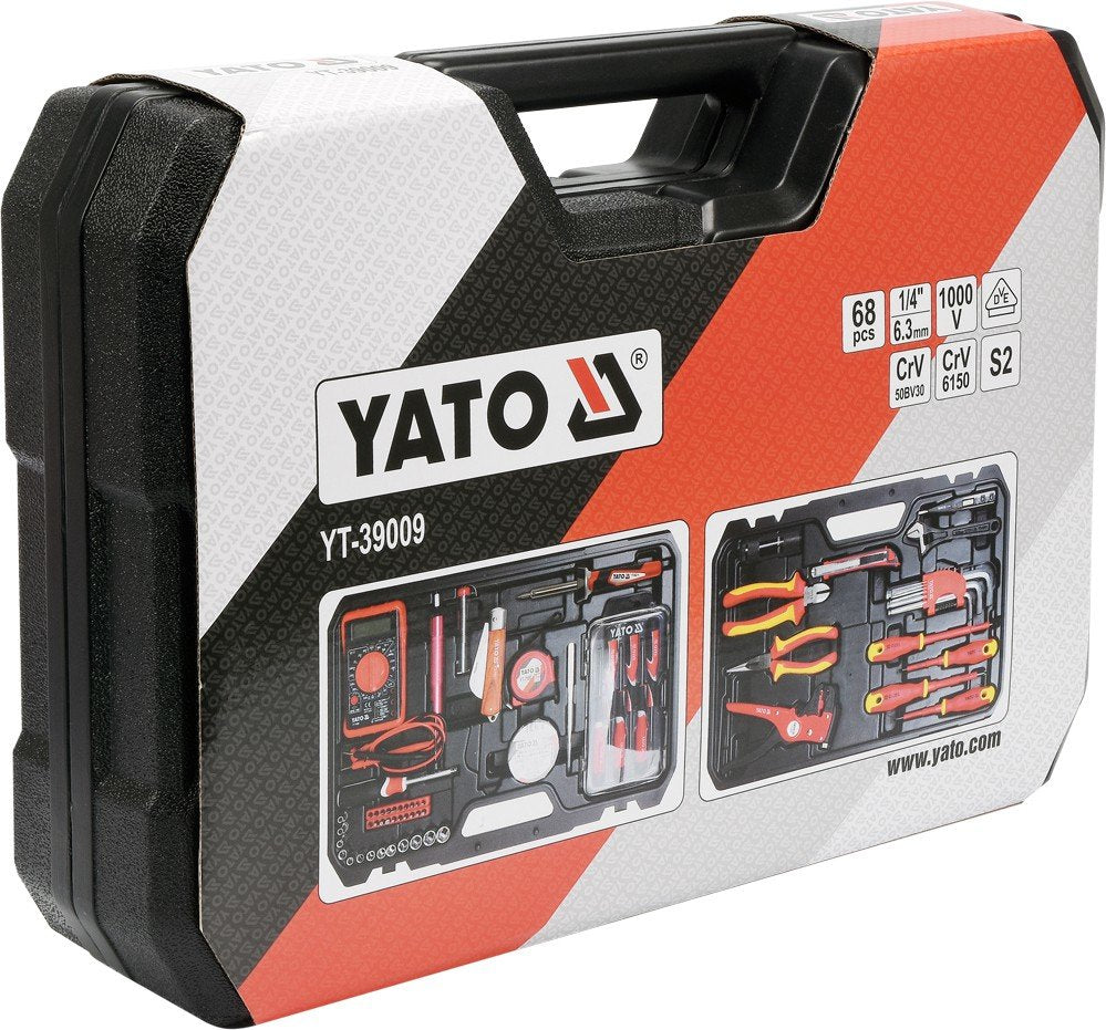 Yato Set De Herramientas Para Electricistas 68 Piezas Yt-39009 (68)