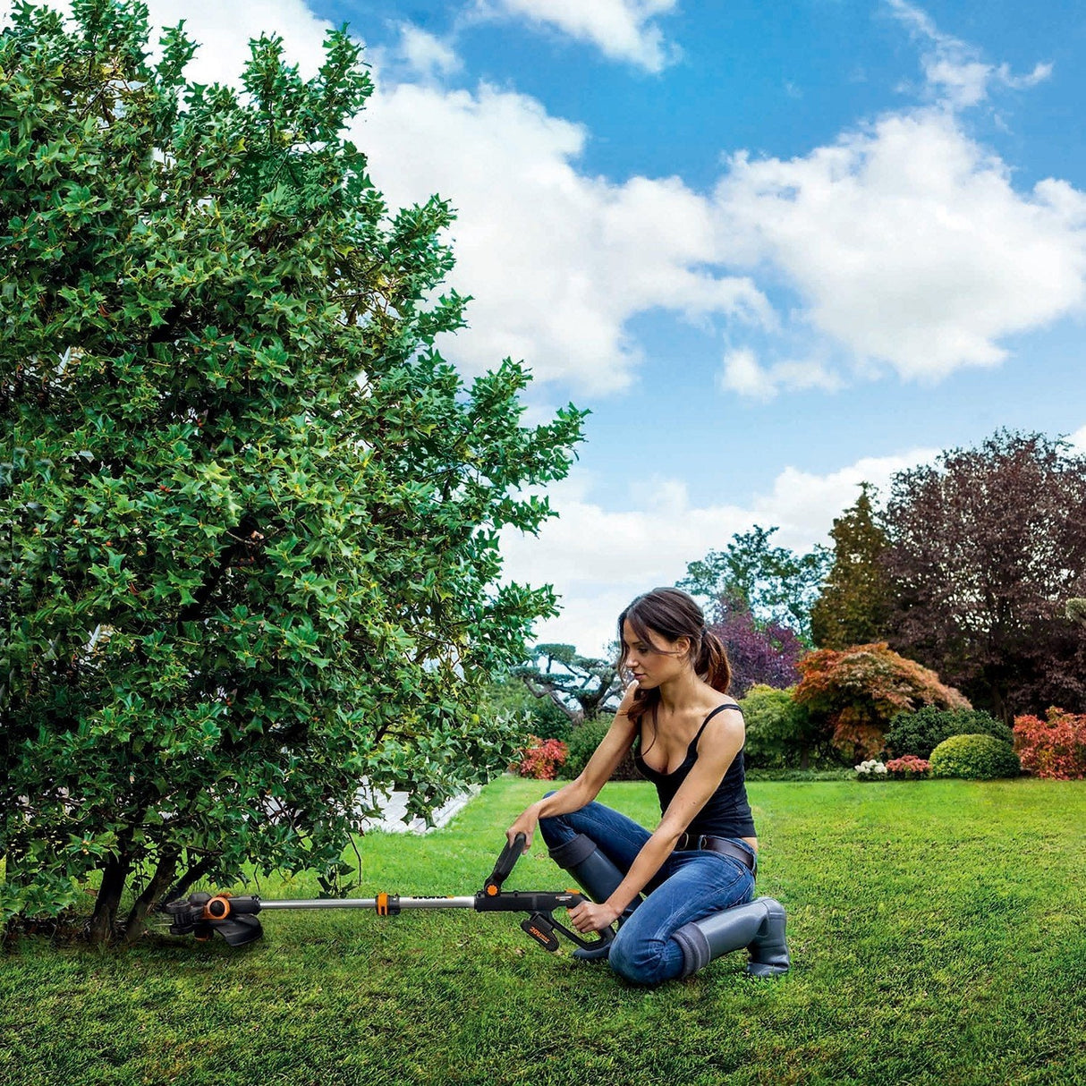 Worx Akku-Rasentrimmer Wg163e.9 Powershare 20 V Solo