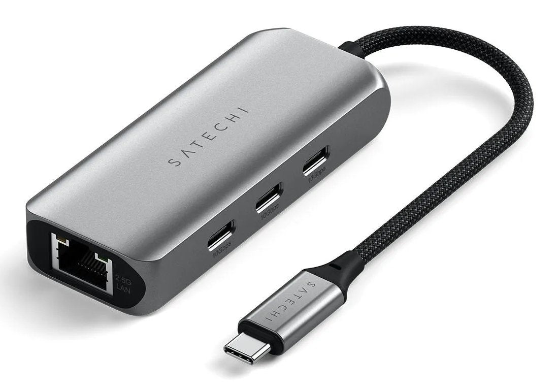 EAN 810086361342 - Satechi ST-H3C25EM hub de interfaz USB Tipo C 10000 Mbit/s Gris imagen 1