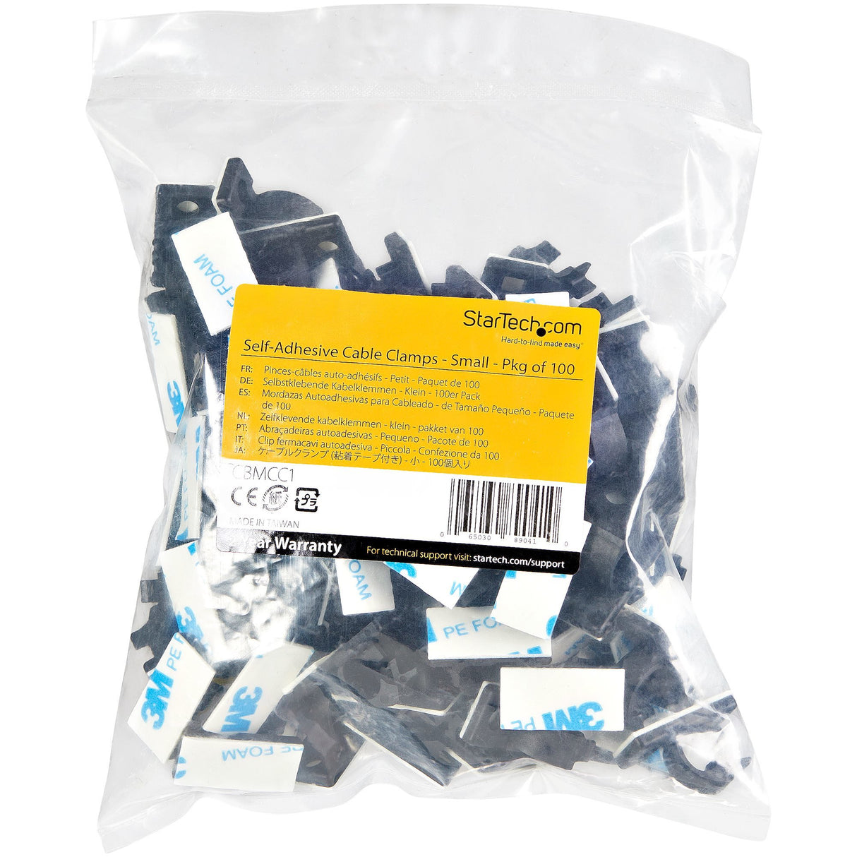EAN 0065030890410 - StarTech.com CBMCC1 abrazadera para cable 100 pieza(s) imagen 8