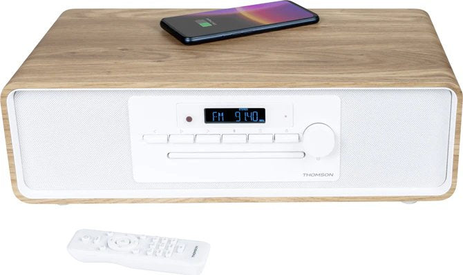 EAN 3499550388664 - Thomson MIC301IBT sistema de audio para el hogar Microcadena de música para uso doméstico 10 W Blanco, Ma imagen 1