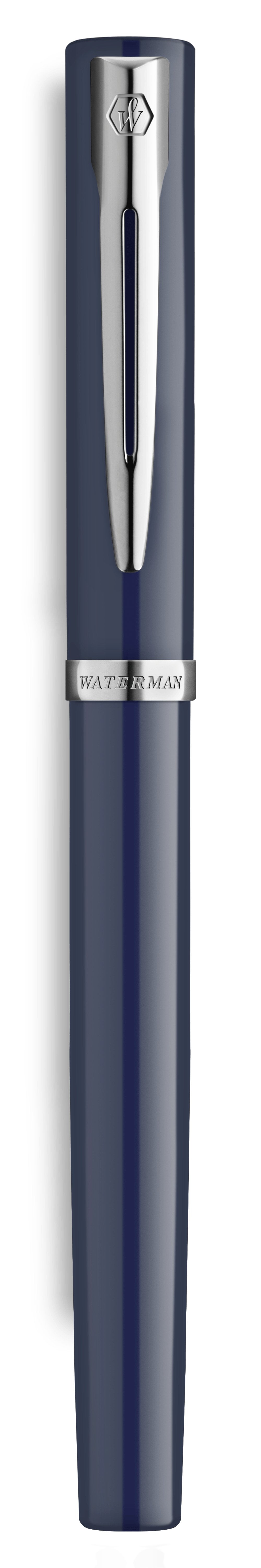 Waterman Pluma Estilográfica Impression Azul Lack Ct F Azul Caja De Regalo