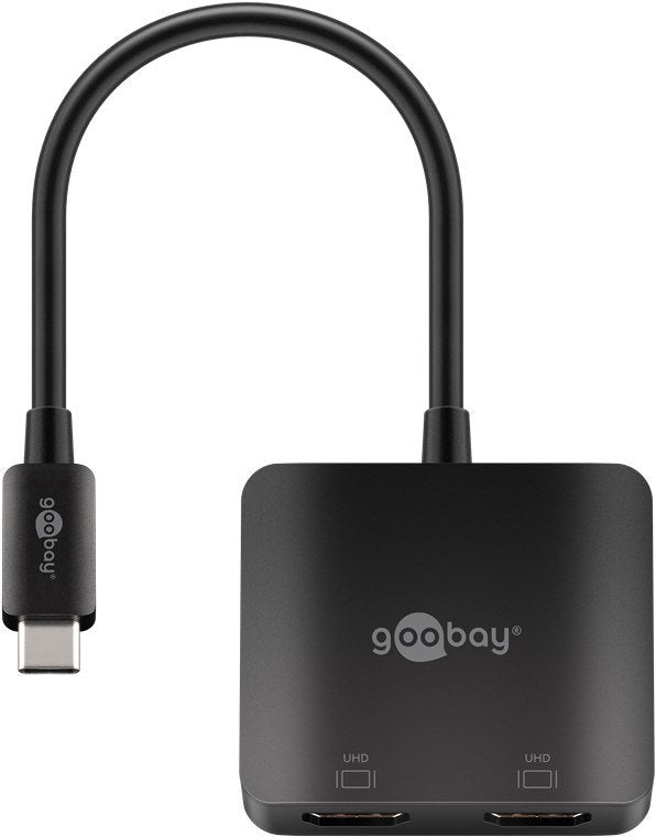 Hub De Vídeo Mst Usb-C Macho A 2 X Hdmi Goobay