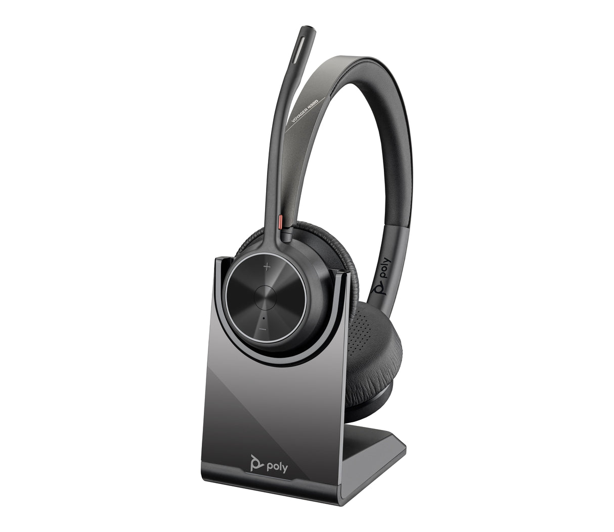 EAN 0197029610119 - HP Poly Voyager 4320 UC Stereo USB-A Headset +BT700 USB-A Adapter +Charging Stand Inalámbrico y alámbrico imagen 7