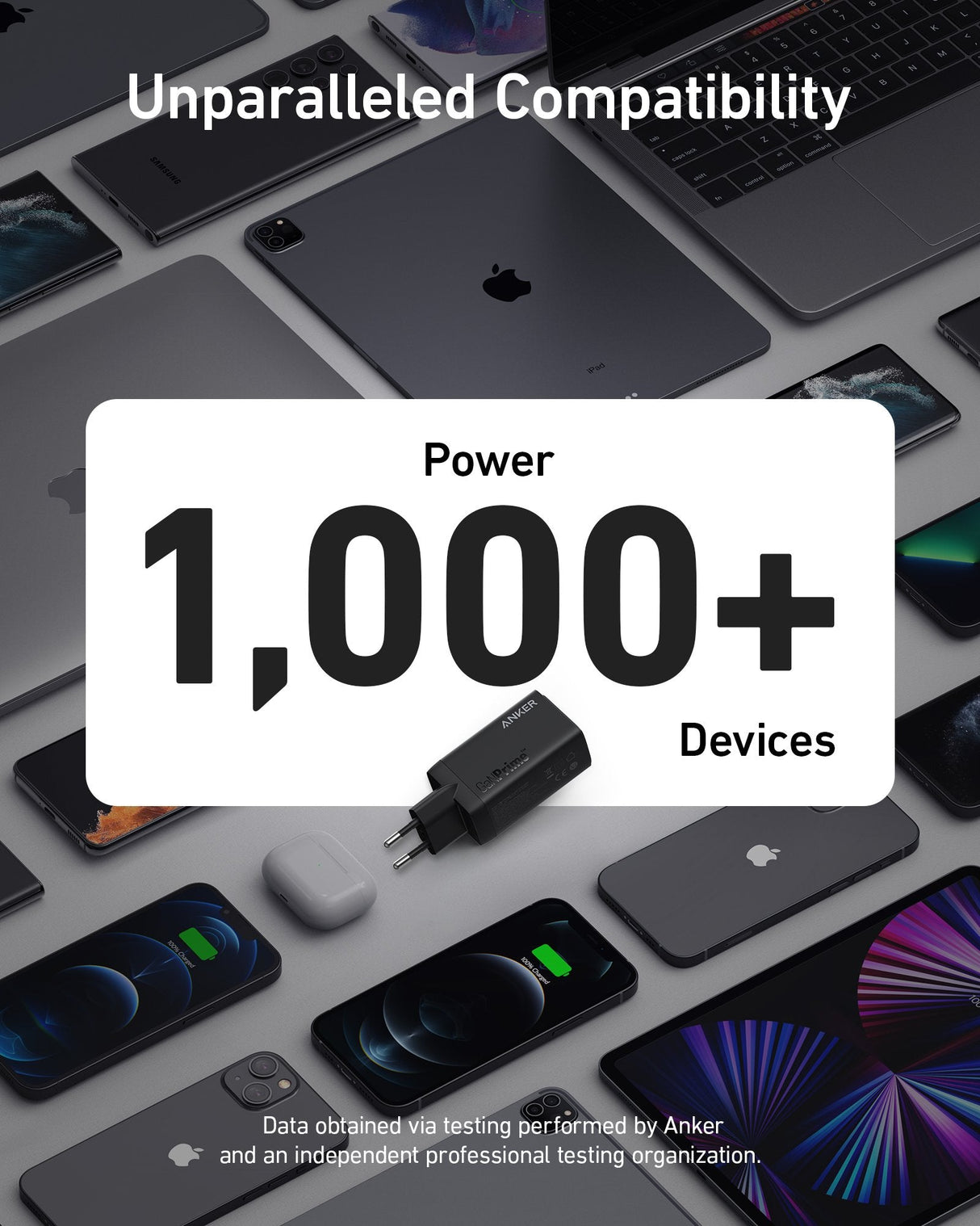 EAN 0194644099091 - Anker 735 Charger Universal Negro Corriente alterna Carga rápida Interior imagen 10