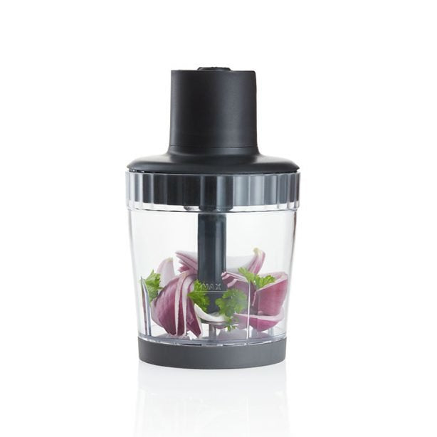 Wilfa Stabmixer Essential Power Sm-1000fp (Negro/Plata, 1.000 Watt, Mit Zerkleinerer) 603993