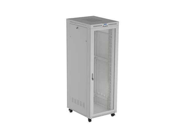 Szafa Instalacyjna Rack Stojaca 19" 47u 800x1200 Szara Drzwi Perforowane Lcd ( Flat Pack) V2