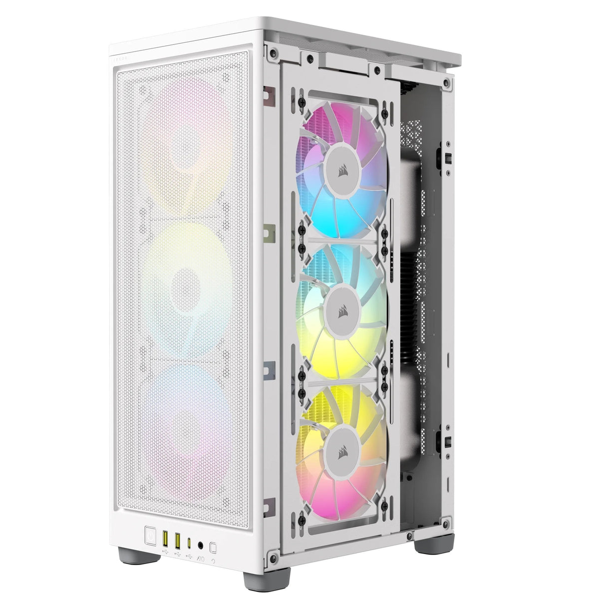 Caja Mini Itx Icue 2000d Rgb Airflow White Corsair