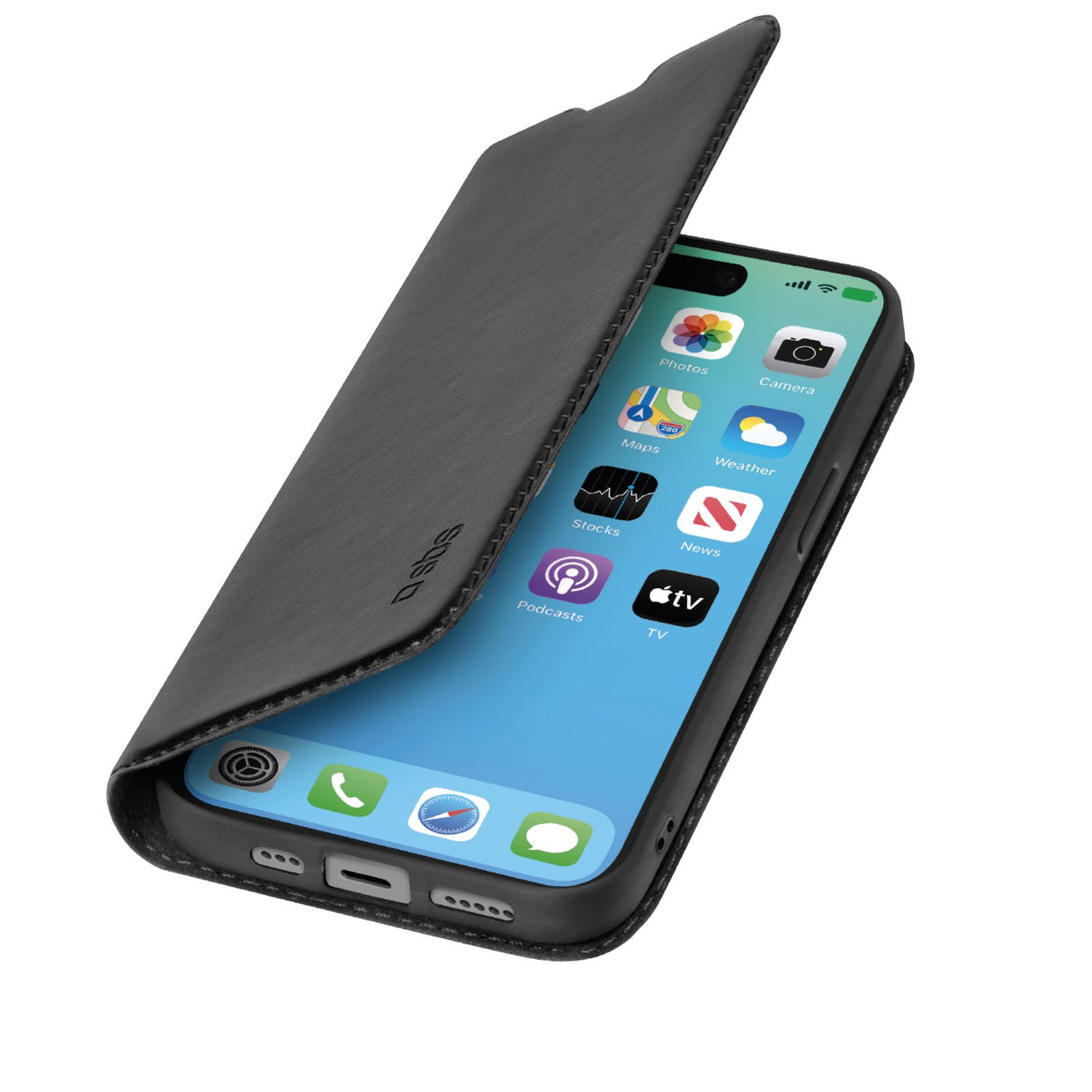 EAN 8018417449567 - SBS TEBKLITEIP1561PK funda para teléfono móvil 17 cm (6.7") Funda cartera Negro imagen 1