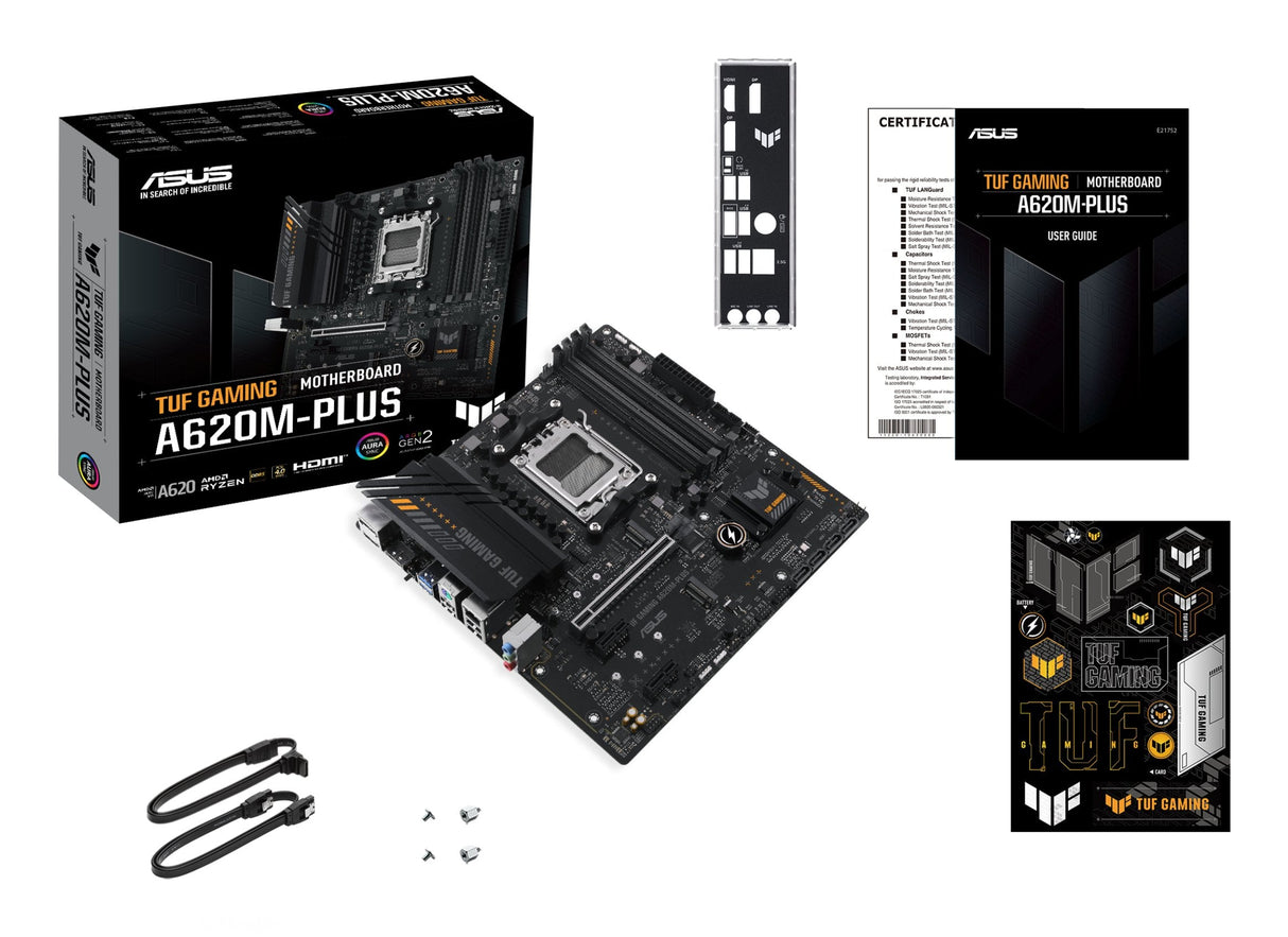 Placa Base Asus Tuf Gaming A620m-Plus Amd,Am5,Ddr5,Matx