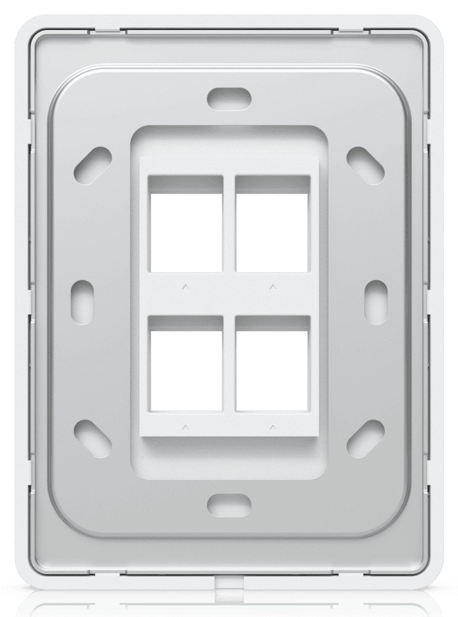 Universal Keystone Wall Plate With Paintable Cover For A