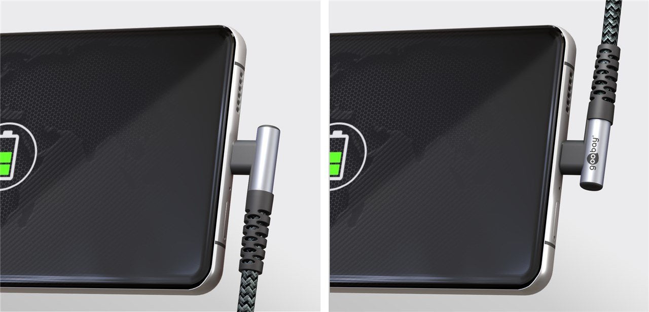 EAN 4040849646560 - Goobay 64656 cable USB USB 2.0 1 m USB C USB A Negro, Gris imagen 7