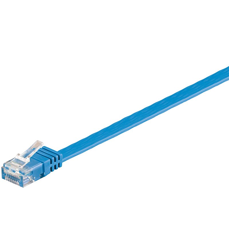 EAN 4040849964190 - Goobay RJ-45 CAT6 3m cable de red Azul U/UTP (UTP) imagen 1