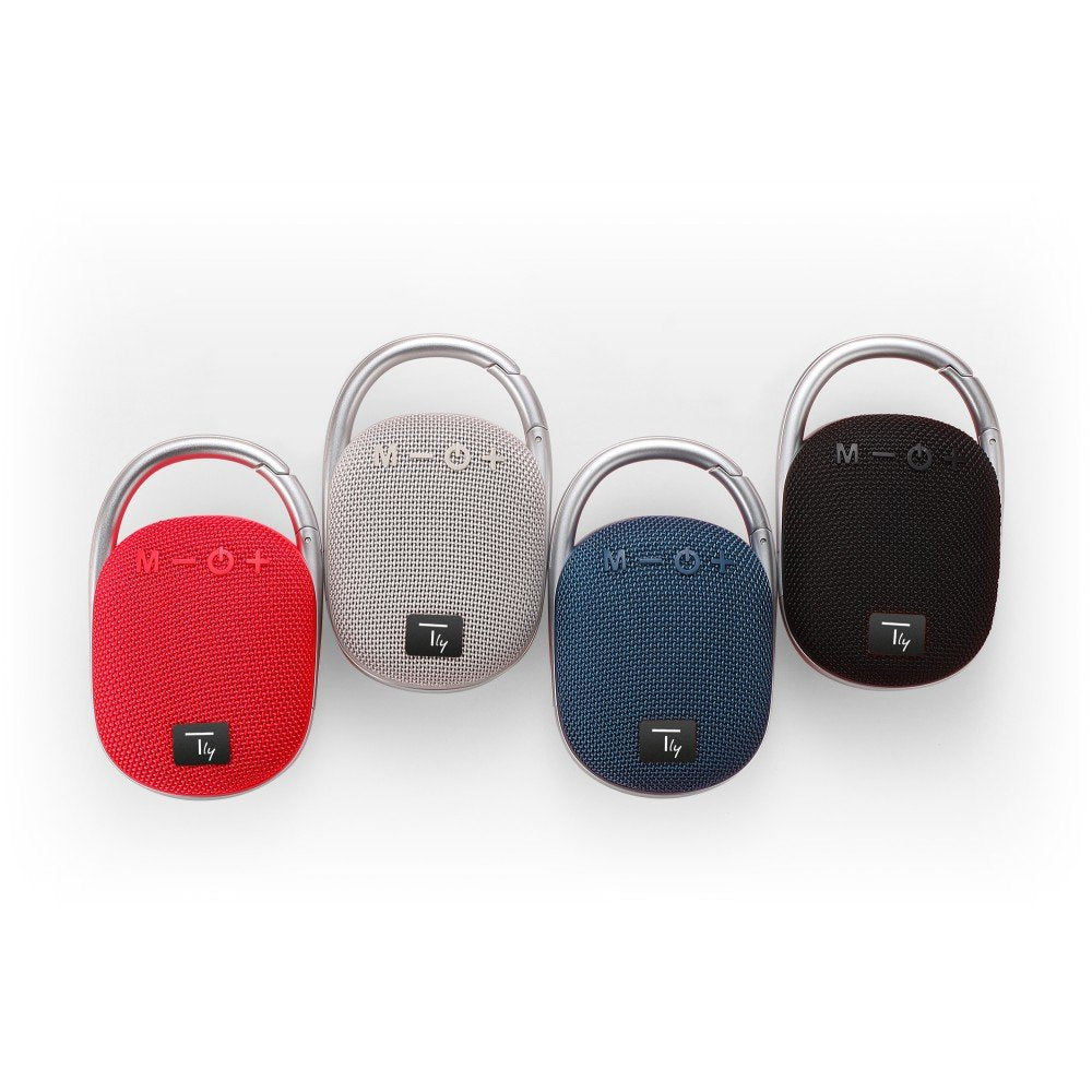 Techly Icasbl321gr Altavoz Bluetooth 5.3, 5w, Tws, Led, Usb Microsd Mp3, Gris