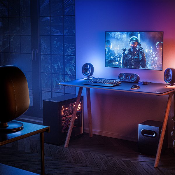 EAN 5707119041430 - Steelseries Arena 9 conjunto de altavoces PC/ordenador portátil Negro 5.1 canales De 2 vías Bluetooth imagen 8