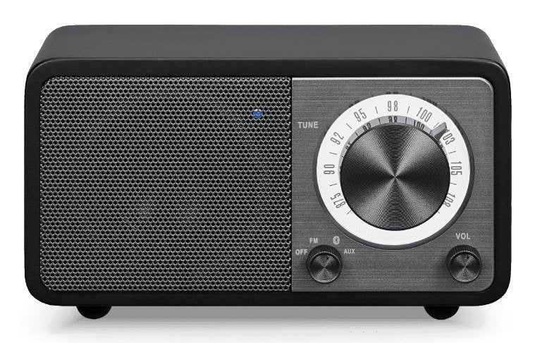 Sangean Wr-7 Negro Mate Radio Analógica Sobremesa Fm Bluetooth Batería Li-Ion Recargable