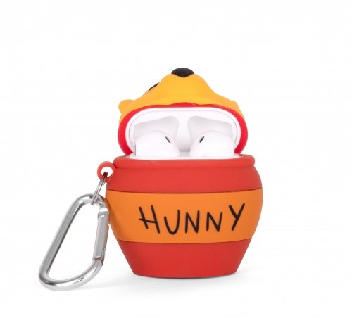 Thumbsup! Funda Powersquad Airpods "Pooh" Silicona 3d