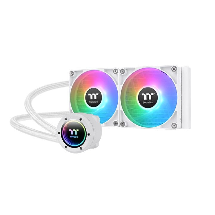 Thermaltake Th240 V2 Argb Sync All-In-One Liquid Cooler Snow Edition, Blanco
