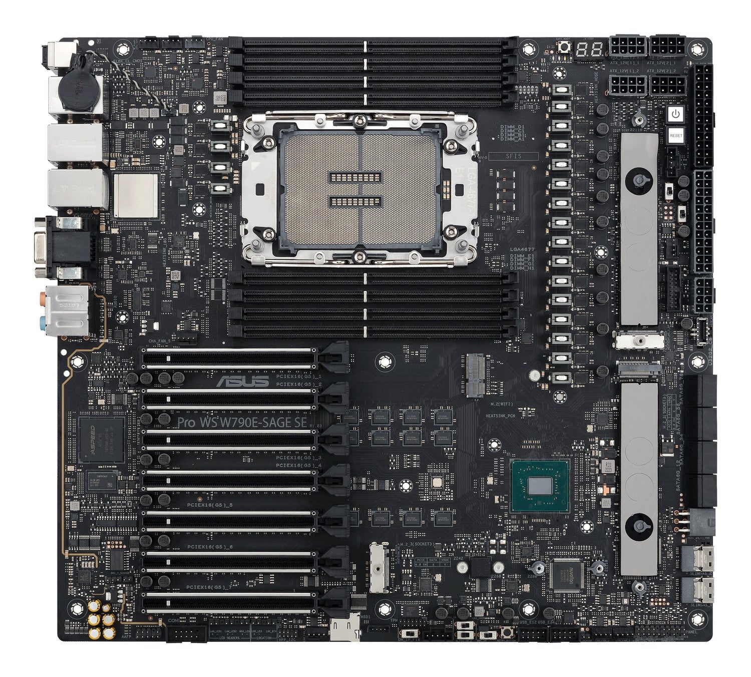 EAN 4711387123515 - ASUS PRO WS W790E-SAGE SE Intel W790 LGA 4677 (Socket E) EEB imagen 9